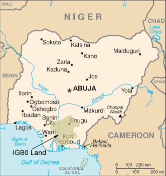 Map of Nigeria